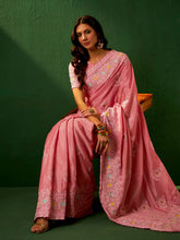 Womens Fashion Ethnic Pink Color Sarees-MLSHWSA1144PNK0ONE